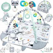 Maty edukacyjne - DUŻA DWUSTRONNA MATA EDUKACYJNA DLA DZIECI ZESTAW - miniaturka - grafika 1