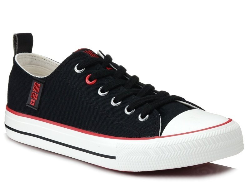 Trampki damskie BIG STAR JJ274122 czarne niskie-38