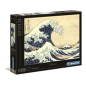 Puzzle - Clementoni 1000 Elementów Hokusai Wielka fala w Kanagawie 39378 - miniaturka - grafika 1