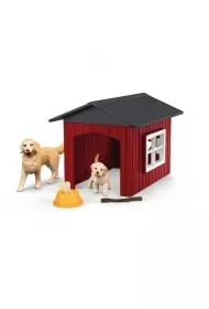 Buda dla psa z golden retrieverem - Figurki dla dzieci Buda dla psa z golden retrieverem - Figurki dla dzieci - miniaturka - grafika 1