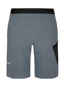 Spodenki męskie - Salewa Szorty funkcyjne w kolorze szaro-czarnym - miniaturka - grafika 1
