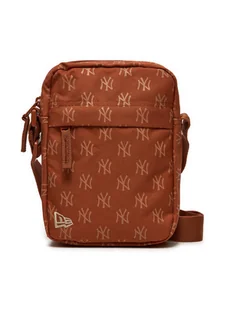 New Era Saszetka Monogram Side Nyy 60503775 Brązowy - Nerki - miniaturka - grafika 1