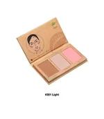 Bronzery i konturowanie twarzy - FELICEA Naturalna Paleta Trio do Konturowania 301 Light, Felicea, 9,4 g - miniaturka - grafika 1