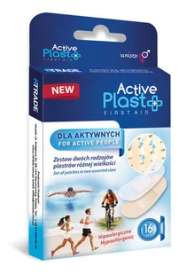 NTRADE Active Plast plastry dla aktywnych x 16 szt |  OD 199 PLN! - Apteczki i materiały opatrunkowe - miniaturka - grafika 1