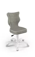 Fotele i krzesła biurowe - Entelo Krzesło PETIT biały Visto 03 rozmiar 4 wzrost 133-159 #R1 AA-A-4-A-A-VS03-B - miniaturka - grafika 1