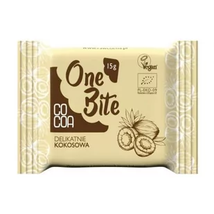 Cocoa ONE BITE CZEKOLADA KOKOSOWA BIO 15 g - - Czekolada - miniaturka - grafika 1