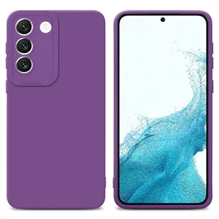 Pokrowiec Etui Do Samsung Galaxy S22 w FLUID MATOWY FIOLET TPU Silikonowe Obudowa Ochronny Case Cover Cadorabo - Etui i futerały do telefonów - miniaturka - grafika 1