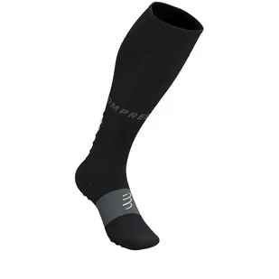 COMPRESSPORT Skarpety kompresyjne FULL SOCKS OXYGEN black - Skarpetki sportowe męskie - miniaturka - grafika 3