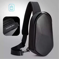 Torby fotograficzne i futerały - Plecak Nerka saszetka Fenruien wodoodporny na tablet 7.9 cal na jedno ramię Crossbody wielofunkcyjny Czarny - miniaturka - grafika 1