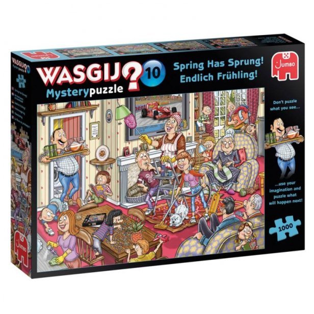 Jumbo Wasgij Mystery 10 Wreszcie wiosna! 1000 Teile Puzzle 81905