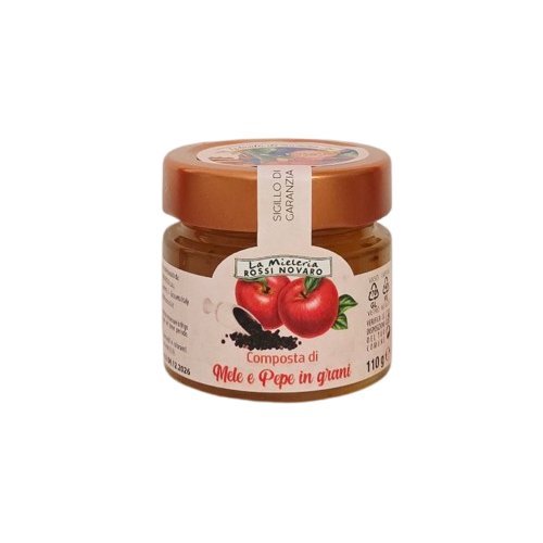 Chutney z jabłek i zielonego pieprzu, 110 g / Apicoltura Rossi
