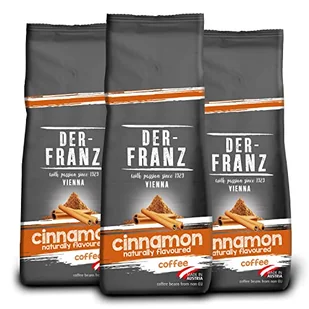 Der-Franz Kawa palona ziarnista o smaku cynamonowym, kawy z gatunku Arabici i Robusty, 3 x 500 g - Kawa - miniaturka - grafika 1
