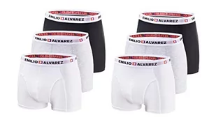 EMILIO ALVAREZ Emilio Alvarez bokserki, 6 sztuk w opakowaniu, m - Majtki męskie - miniaturka - grafika 1