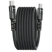 Kable USB - Kabel USB Typ-C - USB Typ-C AWEI CL-166T Czarny - miniaturka - grafika 1