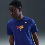 Koszulki sportowe męskie - Koszulka Nike FC Barcelona Crest Tee 25/26 HQ8405-455 - miniaturka - grafika 1