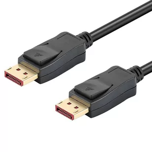 Techly Kabel DisplayPort 1.4 8K*60Hz DP-DP M/M 5m Czarny - Kable - miniaturka - grafika 1