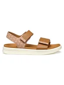 Sandały damskie - Geox Sandały "Xand 2S" w kolorze jasnobrązowym - miniaturka - grafika 1