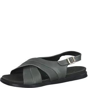 MARCO TOZZI Sandały damskie 2-28123-28, khaki - khaki - 39 eu - Sandały damskie - miniaturka - grafika 1