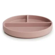 Miseczki i talerzyki dla dzieci - Mushie mushie - Mushie  -  Talerzyk Silikonowy Blush - miniaturka - grafika 1