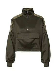 Guess Bluza damska Laila, KHAKI/CZARNY, M - Bluzy damskie - miniaturka - grafika 1