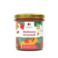 Słodkie kremy i masła - Malinowy orzeszek - pasta orzechowa z miodem i liofilizowaną maliną / Bartnik Mazowiecki - miniaturka - grafika 1