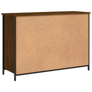Szafka, brązowy dąb, 100x35x70 cm, materiał drewnopochodny Lumarko! - Szafki do salonu - miniaturka - grafika 9