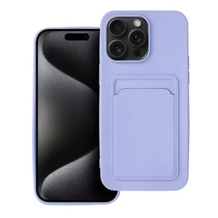 ETUI Futera CARD do IPHONE 15 PRO MAX fioletowy - Etui i futerały do telefonów - miniaturka - grafika 1