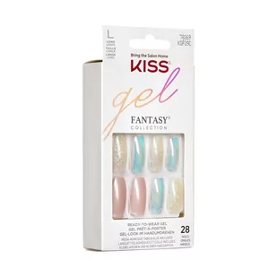 KISS Sztuczne Paznokcie Gel Fantasy -Party`s Over (rozmiar L) 1op.(28szt) - Sztuczne paznokcie i akcesoria - miniaturka - grafika 3