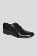 Półbuty męskie - Lakierowane buty męskie czarne 00055B90LNC - miniaturka - grafika 1