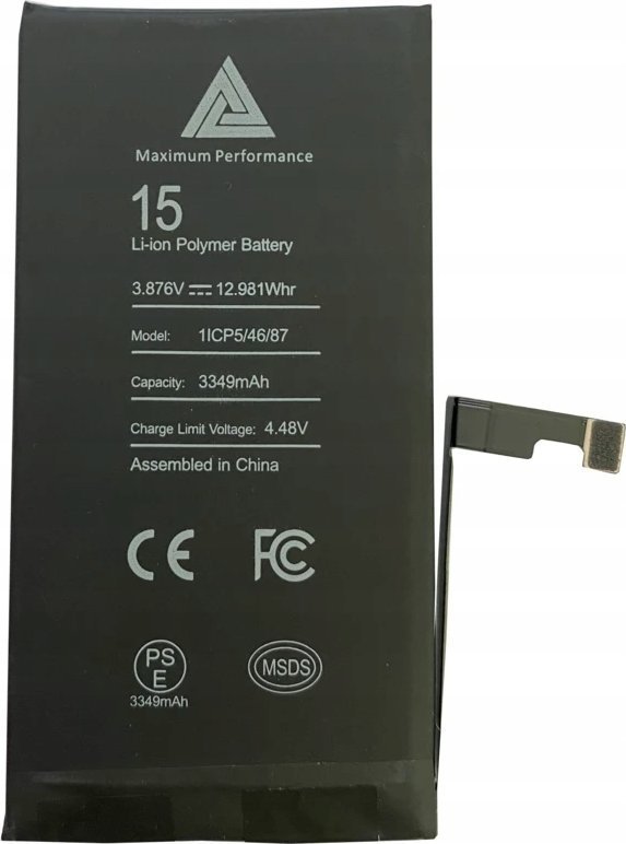 Bateria do iPhone 15