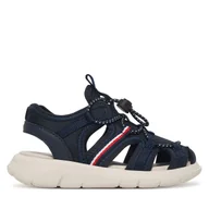Buty dla chłopców - Sandały Tommy Hilfiger T1B2-34385-1591 Granatowy - miniaturka - grafika 1