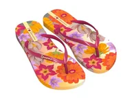 Klapki i japonki damskie - Ipanema Verao Tropical FEM klapki damskie, żółte/czerwone, 37 EU, Żółty czerwony, 37 EU - miniaturka - grafika 1