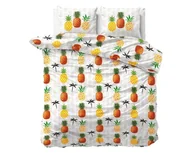 Pościel - Pościel holenderska Sleeptime Pineaplle White 200x220 - miniaturka - grafika 1