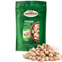 Targroch Pistacje prażone solone 500g - Zdrowa żywność - miniaturka - grafika 1