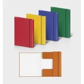 Teczki i skoroszyty - Vaupe Teczka skrzydłowa z gumką turkusowa - miniaturka - grafika 1