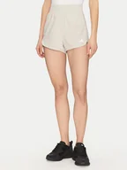 Spodenki damskie - adidas Szorty sportowe Pacer Training 3-Stripes JD2295 Beżowy Regular Fit - miniaturka - grafika 1