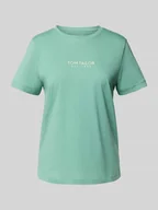 Koszulki i topy damskie - T-shirt o kroju regular fit z czystej bawełny - miniaturka - grafika 1