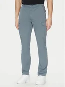 Spodnie męskie - Napapijri Spodnie materiałowe NP0A4IDQG1Y1 Szary Regular Fit - miniaturka - grafika 1