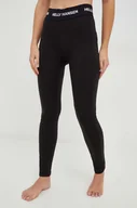 Spodnie sportowe damskie - Helly Hansen legginsy funkcyjne kolor czarny - miniaturka - grafika 1
