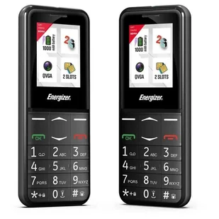 Energizer E4EU3 BLACK DUAL SIM Czarny - Telefony komórkowe - miniaturka - grafika 1