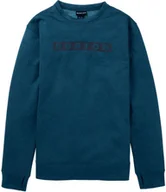 Bluzy męskie - bluza męska BURTON OAK CREW Deep Emerald Heather - miniaturka - grafika 1