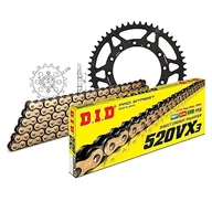 Części motocyklowe - Zestaw łańcuchów DID stal 520VX3 / 106 zapięcie na klips do Honda CL S 250 ccm rok prod. 1982-1983 - miniaturka - grafika 1