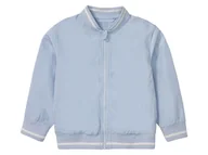 Kurtki i płaszcze dla dziewczynek - lupilu® Kurtka pilotka dziecięca, ze ściągaczami (Jasnoniebieski, 104) - miniaturka - grafika 1