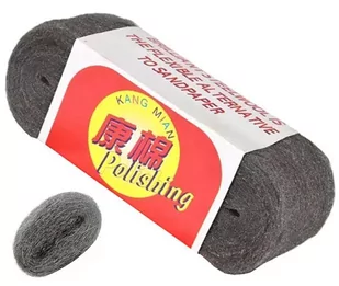 WEŁNA STALOWA do Polerowania Metali Polerka Staliwo 350x10cm AG531A - Ściereczki, gąbki, czyściki - miniaturka - grafika 1