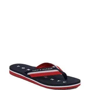 Tommy Hilfiger Japonki Tommy Loves NY - Klapki i japonki damskie - miniaturka - grafika 1