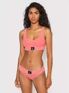 Stroje kąpielowe - Calvin Klein Swimwear Góra od bikini Authentic KW0KW01753 Różowy - grafika 1
