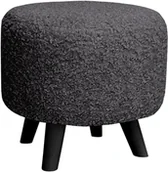 Pufy i podnóżki - Pufa ALA noga czarna ROLF7 - miniaturka - grafika 1