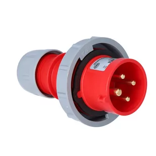 PCE Wtyczka siłowa odbiornikowa przenośna Twist IP67 16A 400V 3P+Z 0142 6 - Osprzęt siłowy - miniaturka - grafika 3