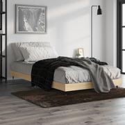 Łóżka - Rama łóżka, dąb sonoma, 100x200 cm, materiał drewnopochodny Lumarko! - miniaturka - grafika 1