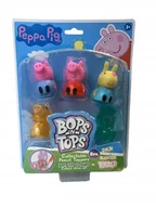 Figurki dla dzieci - PEPPA PIG ŚWINKA PEPPA BOPS N TOPS FIGURKI 5SZT - miniaturka - grafika 1